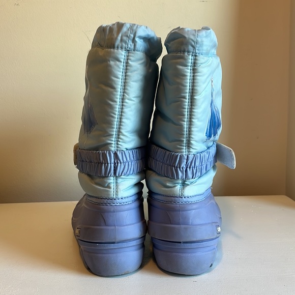 Sorel x Disney Flurry Frozen 2 Elsa Girls Snow Boots Size 3 - Picture 4 of 10